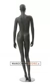 Manichino donna testa uovo Collezione Moon - Black
