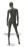 Manichino donna testa uovo Collezione Moon - Black
