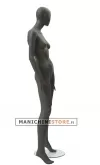 Manichino donna testa uovo Collezione Moon - Black