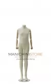 Manichino bambino in lino con braccia legno - 12 anni