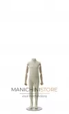 Manichino bambino in lino con braccia legno - 4 anni