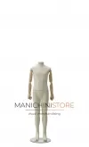 Manichino bambino in lino con braccia legno - 8 anni