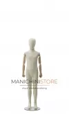 Manichino bambino in lino con braccia legno - 8 anni