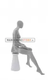 Manichino donna 1 testa a uovo - casual