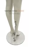 Manichino donna Collezione ABSolute in ABS con busto e testa rivestiti e braccia legno
