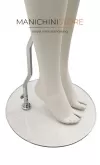Manichino donna Collezione ABSolute in ABS con busto e testa rivestiti e braccia legno