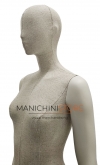 ABSolute Collection female mannequin in ABS with covered bust and head