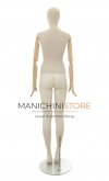 ABSolute Collection female mannequin in ABS with covered bust and head and wooden arms
