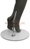 Manichino donna taglia comoda testa a uovo grigio antracite