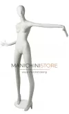 Manichino donna Collezione Artemide - posa 1 bianco latte