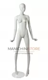 Manichino donna Collezione Artemide - posa 2 bianco latte