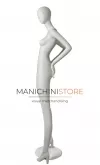 Manichino donna Collezione Artemide - posa 4 bianco latte