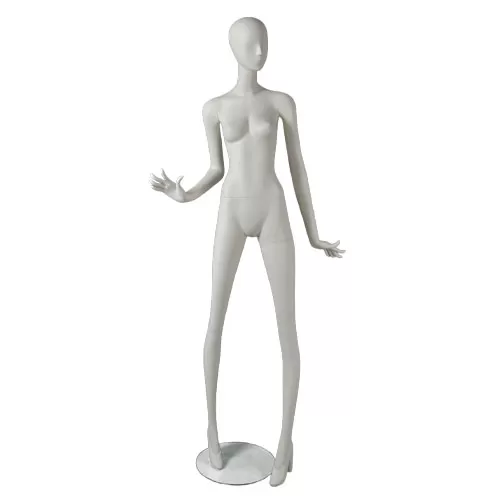 Manichino donna Collezione Artemide - posa 5 bianco latte