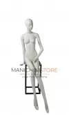 Manichino donna Collezione Artemide - posa 6 bianco latte