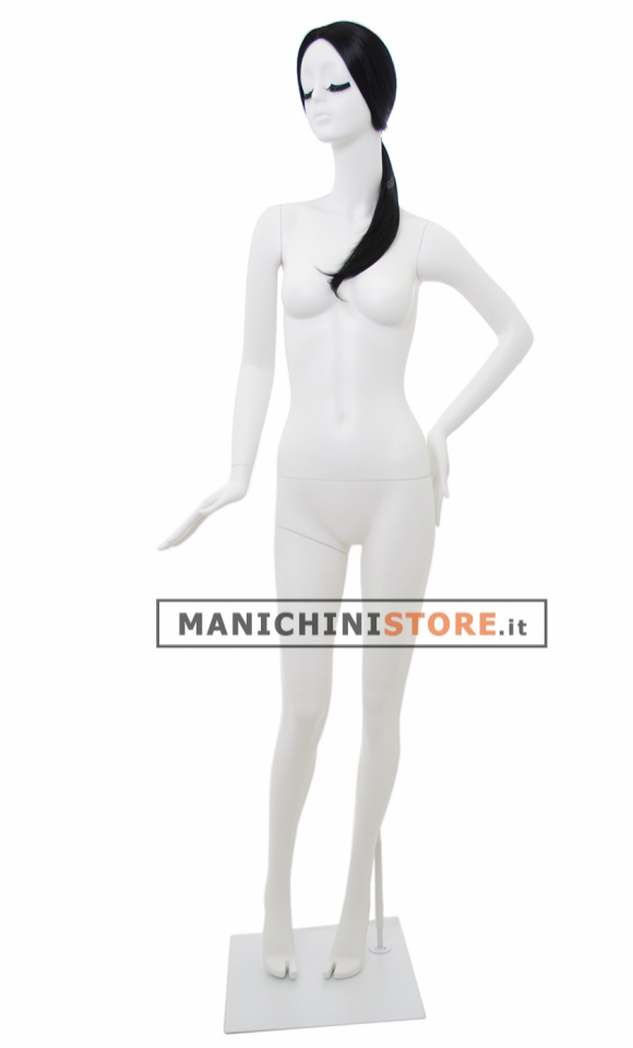 Manichino donna con make up e parrucca - BB1