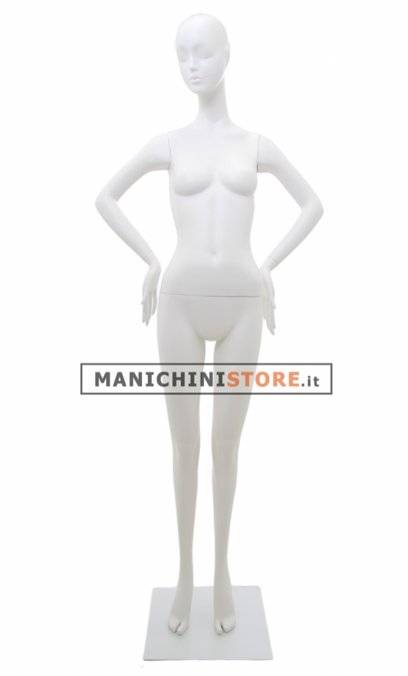 Manichino donna bianco - BB4