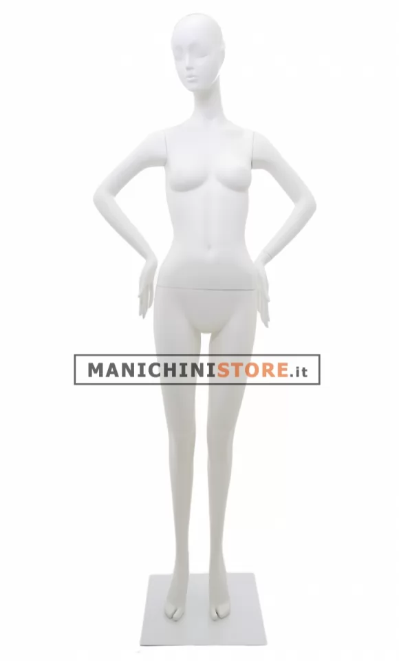 Noleggio 1 manichino donna bianco Linea BB4