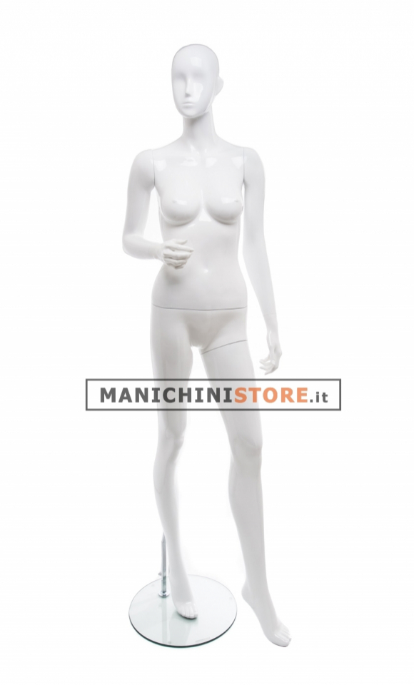 Female mannequin Chance - 13 Glossy White