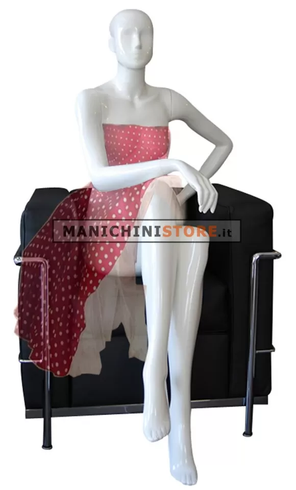 Manichino donna Chance - 077-2 Bianco Lucido