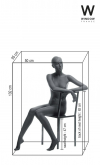 Manichino donna collezione "Pure"- 28 SLD15