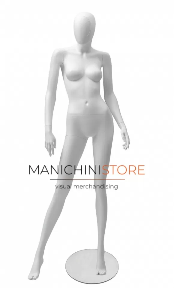 Manichino donna collezione Creta - bianco opaco