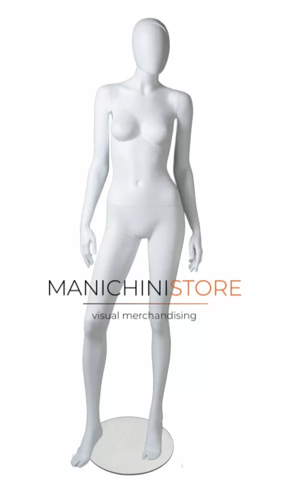 Manichino donna collezione Creta - bianco opaco