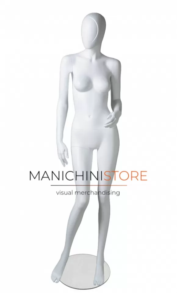 Manichino donna collezione Creta - bianco opaco
