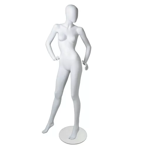 Manichino donna collezione Creta - bianco opaco