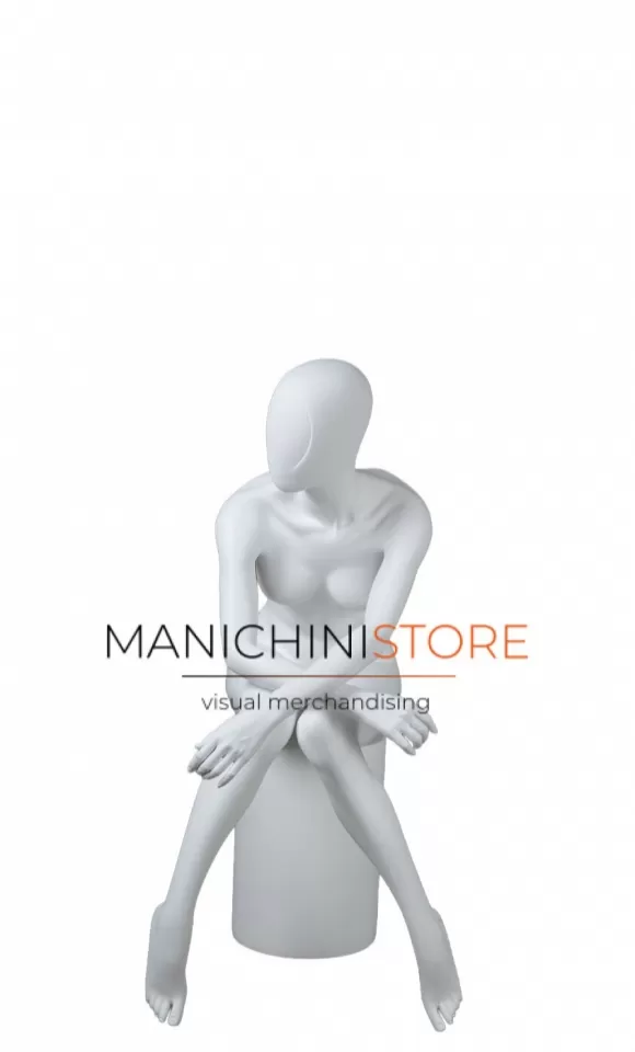 Manichino donna collezione Creta - bianco opaco