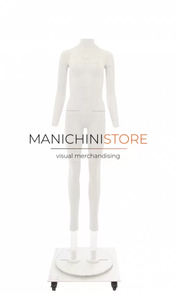 Manichino donna professionale per foto e-commerce Ghost-F31 TG. 42