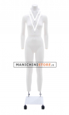 Female mannequin for e-commerce photos with double rod base with wheels