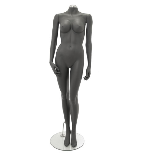 Manichino donna senza testa grigio - ex noleggio