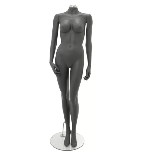 Manichino donna senza testa grigio - ex noleggio