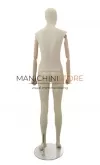 Manichino donna Linen con braccia in legno - posa 1