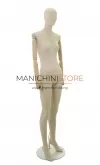 Manichino donna Linen con braccia in legno - posa 1