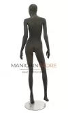Manichino donna testa uovo Collezione Moon - Black