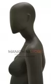 Manichino donna testa uovo Collezione Moon - Black