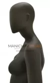 Manichino donna testa uovo Collezione Moon - Black