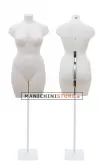 Busto donna conformato ricomponibile per foto e-commerce