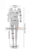 Manichino donna per foto internet e-commerce 30