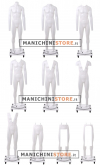 Manichino uomo professionale per foto internet e-commerce