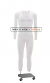 Manichino uomo 2G per foto internet e-commerce base con ruote