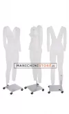 Manichino donna 2G per foto internet e-commerce base con ruote