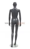 Noleggio manichino donna testa uovo in Ecoplastic - grigio antracite