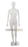 Manichino donna testa stilizzata in Ecoplastic - bianco