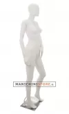 Manichino donna testa uovo in Ecoplastic - bianco