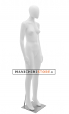 Manichino donna testa uovo in plastica