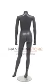 Manichino donna senza testa in Ecoplastic - antracite