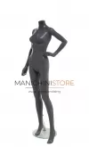 Manichino donna senza testa in Ecoplastic - antracite