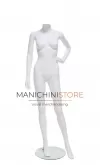 Manichino donna senza testa in Ecoplastic - bianco
